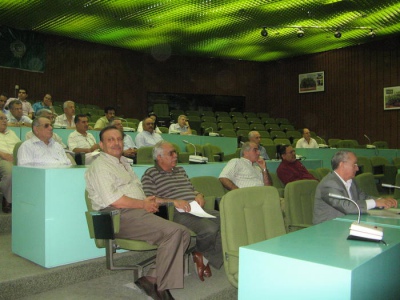 Audience at the presentation
