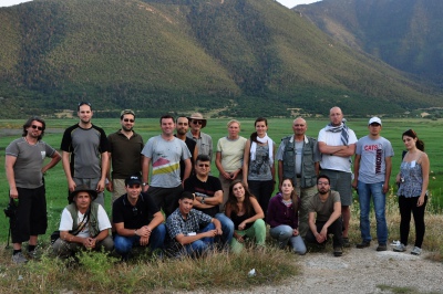 Group photo in the field